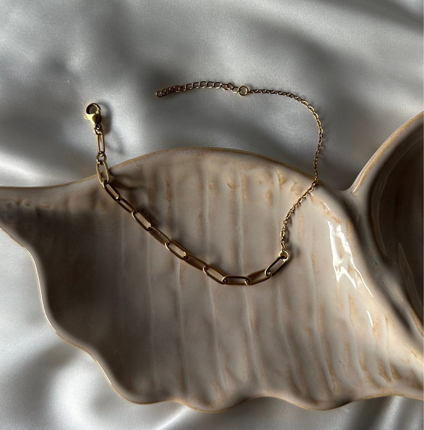 Eden nilkkakoru 18K kullattu ruostumaton teras