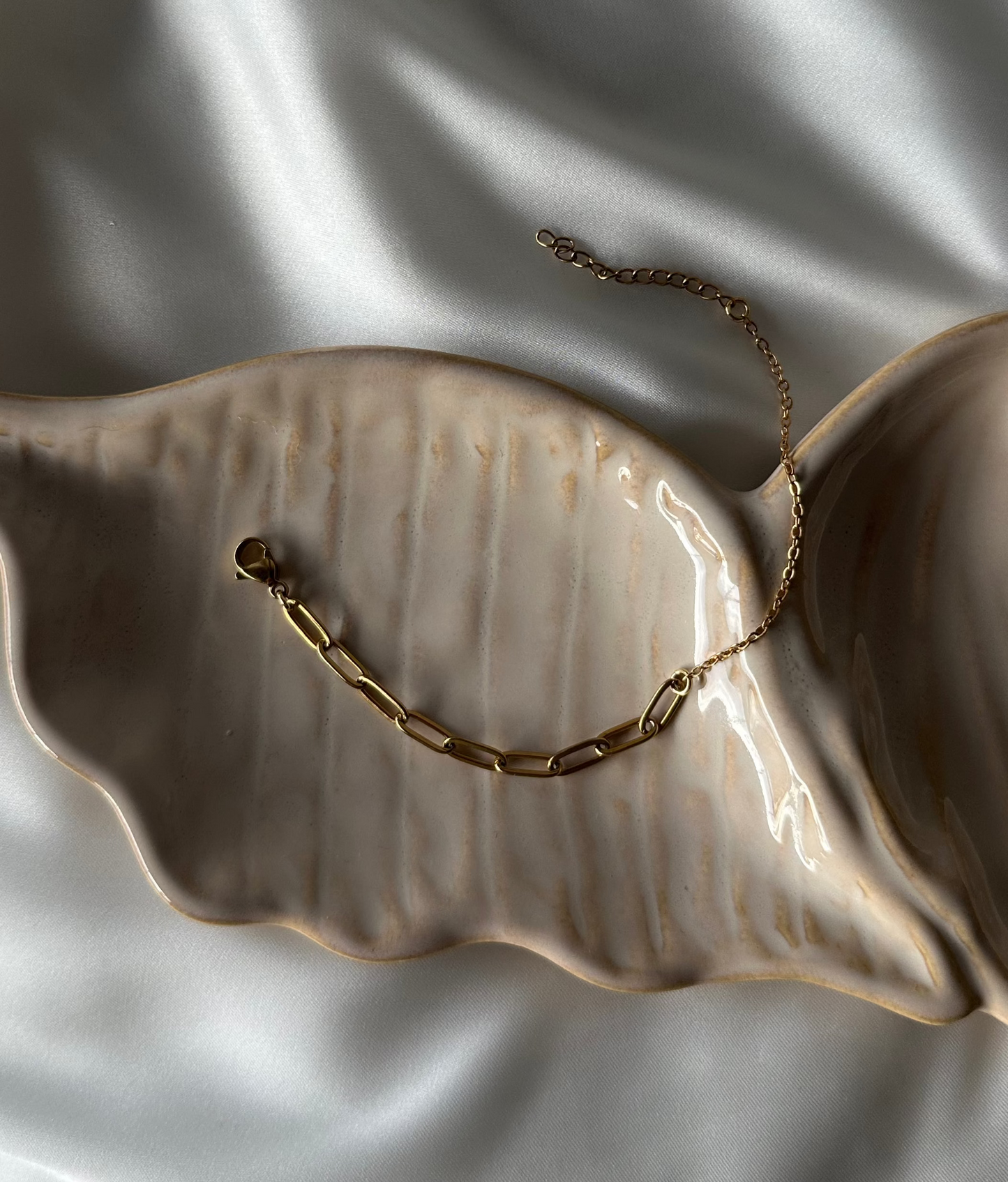 Eden rannekoru 18K kullattu ruostumaton teras